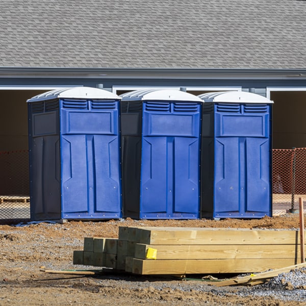 what is the cost difference between standard and deluxe porta potty rentals in Orland